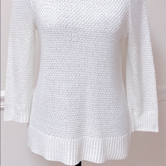 Ralph Lauren EUC Off-White/Cream Crochet Top - Picture 9 of 16